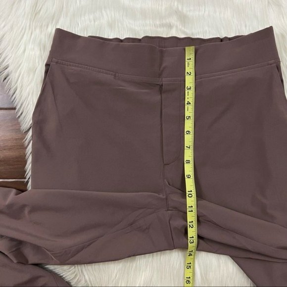 Athleta Women's Size 8 ? Mineral Brown Brooklyn‎ Ankle Pull On Pants Waist 30” - Picture 4 of 13